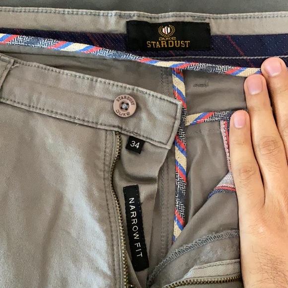 Grey Duke relaxed fit pants barely used - Picture 3 of 3